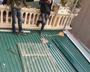 Dịch vụ thay tôn lợp mái, chống dột tôn mái tại Bến Lức theo yêu cầu